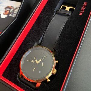 MVMT Chrono Watch Black & Gold with Alternate Band